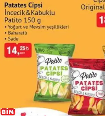 PATİTO PATATES CİPSİ PATİTO PATATES CİPSİ